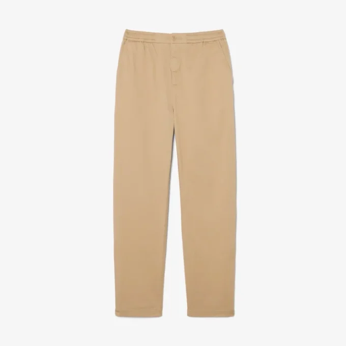Pantaloni chino in twill di cotone dalla vestibilità regolare
