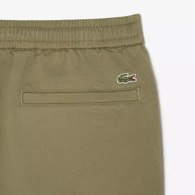 Pantaloni chino in twill di cotone dalla vestibilità regolare