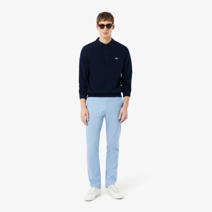 Pantaloni chino slim fit in twill elasticizzato Pantaloni chino slim fit in twill elasticizzato