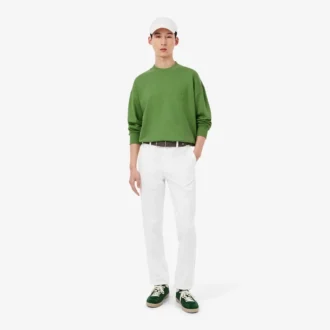 Pantaloni chino slim fit in twill elasticizzato