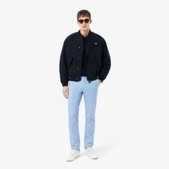 Pantaloni chino slim fit in twill elasticizzato