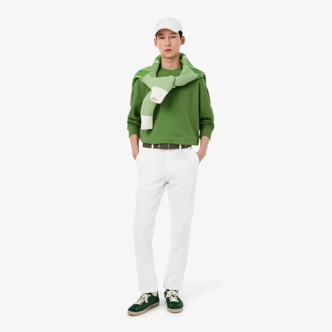 Pantaloni chino slim fit in twill elasticizzato Pantaloni chino slim fit in twill elasticizzato