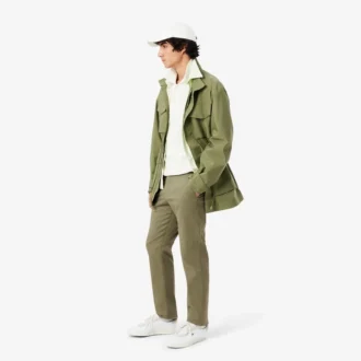 Pantaloni chino slim fit in twill elasticizzato Pantaloni chino slim fit in twill elasticizzato