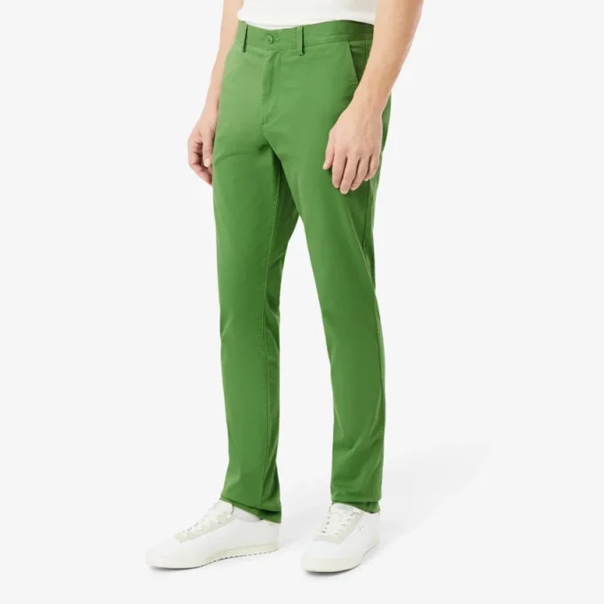 Pantaloni chino slim fit in twill elasticizzato Pantaloni chino slim fit in twill elasticizzato