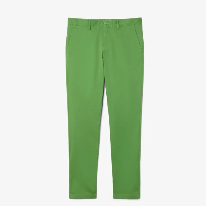 Pantaloni chino slim fit in twill elasticizzato Pantaloni chino slim fit in twill elasticizzato