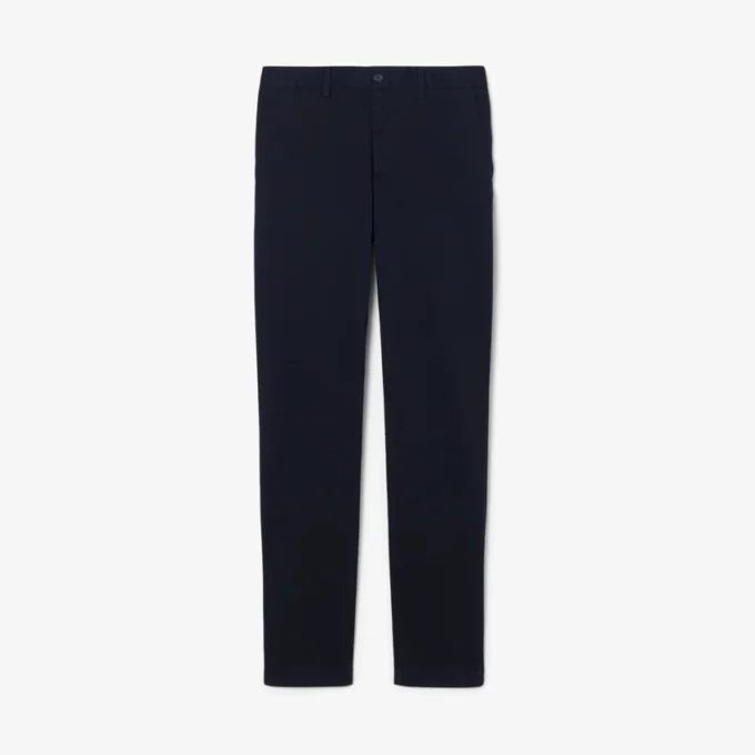 Pantaloni chino slim fit in twill elasticizzato