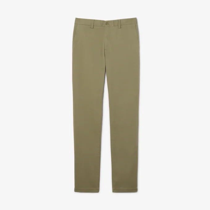 Pantaloni chino slim fit in twill elasticizzato Pantaloni chino slim fit in twill elasticizzato