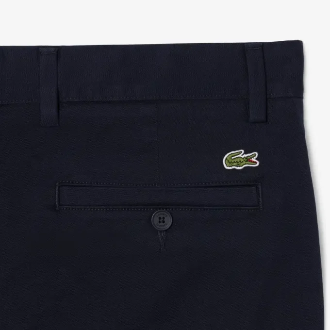 Pantaloni chino slim fit in twill elasticizzato
