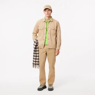 Pantaloni da carpentiere in tela di cotone dalla vestibilità comoda da uomo