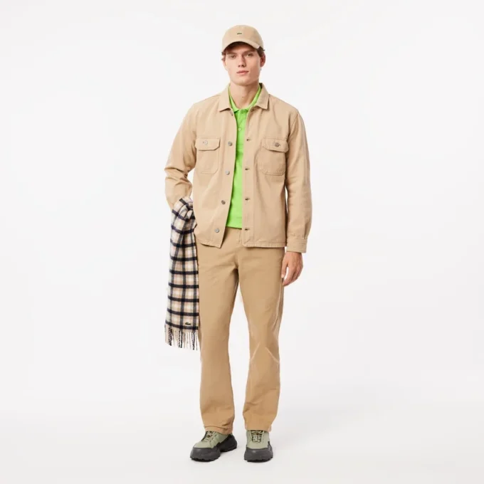 Pantaloni da carpentiere in tela di cotone dalla vestibilità comoda da uomo Pantaloni da carpentiere in tela di cotone dalla vestibilità comoda da uomo