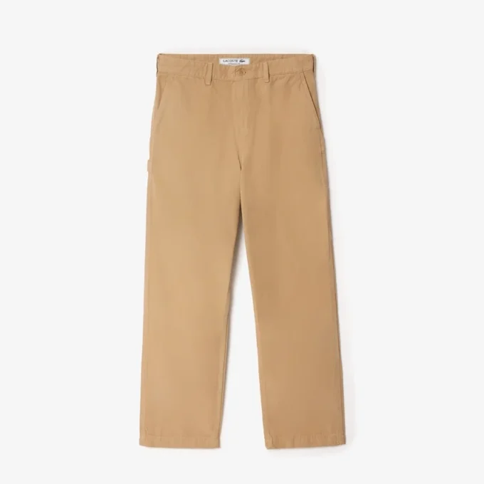 Pantaloni da carpentiere in tela di cotone dalla vestibilità comoda da uomo Pantaloni da carpentiere in tela di cotone dalla vestibilità comoda da uomo