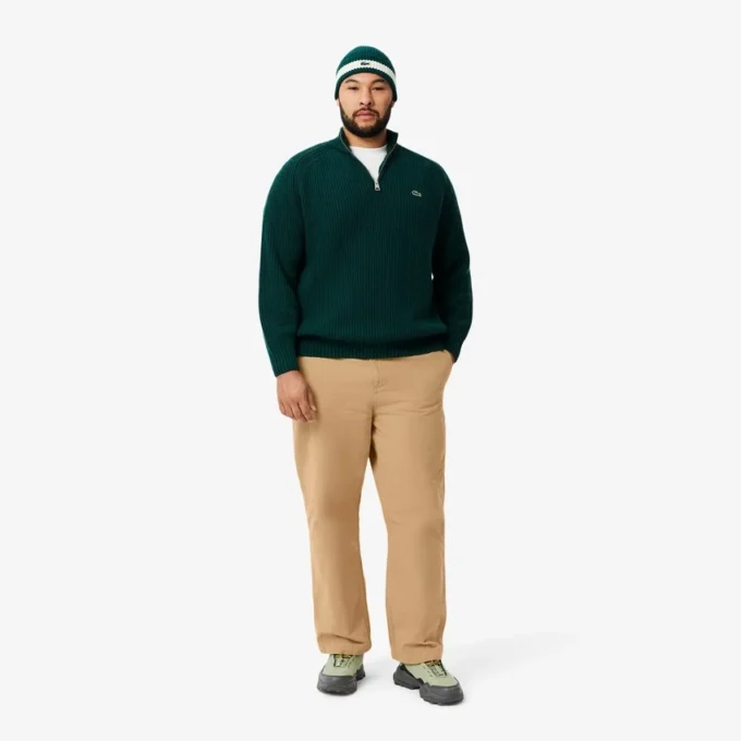Pantaloni da carpentiere in tela di cotone dalla vestibilità comoda da uomo Pantaloni da carpentiere in tela di cotone dalla vestibilità comoda da uomo