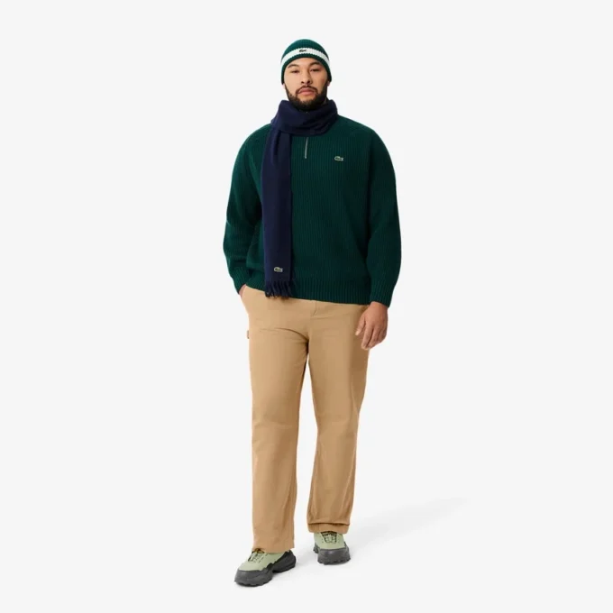 Pantaloni da carpentiere in tela di cotone dalla vestibilità comoda da uomo Pantaloni da carpentiere in tela di cotone dalla vestibilità comoda da uomo