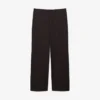 Pantaloni da completo in cotone a righe con vestibilità dritta Pantaloni da completo in cotone a righe con vestibilità dritta