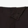 Pantaloni da completo in cotone a righe con vestibilità dritta Pantaloni da completo in cotone a righe con vestibilità dritta