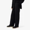 Pantaloni da completo oversize in piqué fluido Pantaloni da completo oversize in piqué fluido