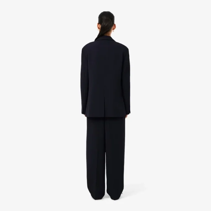 Pantaloni da completo oversize in piqué fluido Pantaloni da completo oversize in piqué fluido