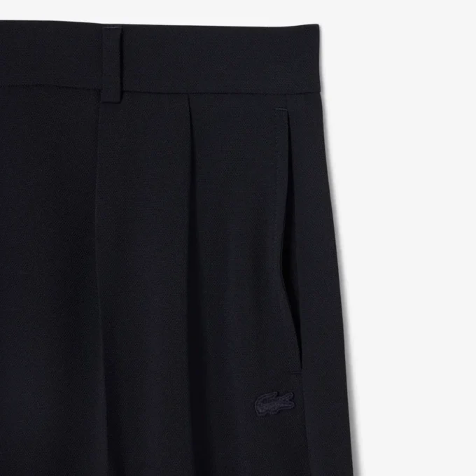 Pantaloni da completo oversize in piqué fluido Pantaloni da completo oversize in piqué fluido