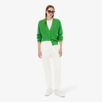 Pantaloni da donna in felpa con logo, vestibilità dritta