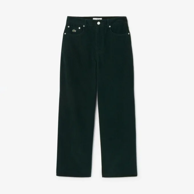 Pantaloni da donna in velluto a coste a gamba larga Pantaloni da donna in velluto a coste a gamba larga
