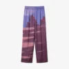 Pantaloni da donna oversize con stampa paesaggistica Pantaloni da donna oversize con stampa paesaggistica