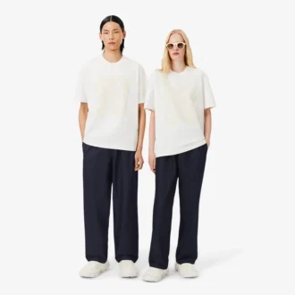 Pantaloni da jogging in denim da passerella