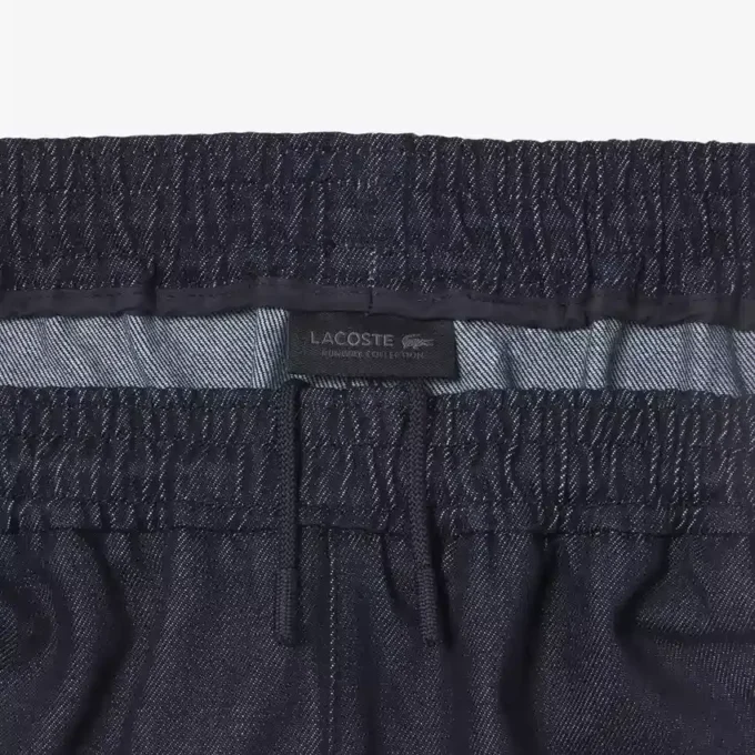 Pantaloni da jogging in denim da passerella Pantaloni da jogging in denim da passerella
