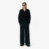 Pantaloni da jogging in lana infeltrita Runway