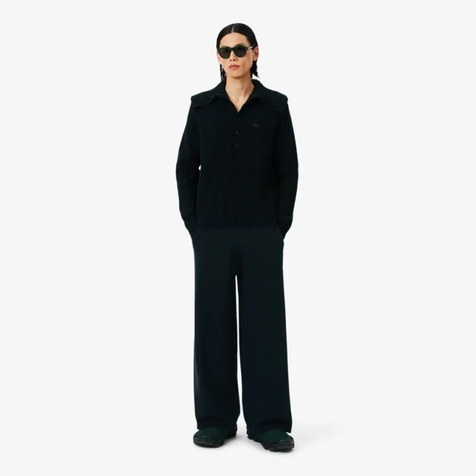 Pantaloni da jogging in lana infeltrita Runway
