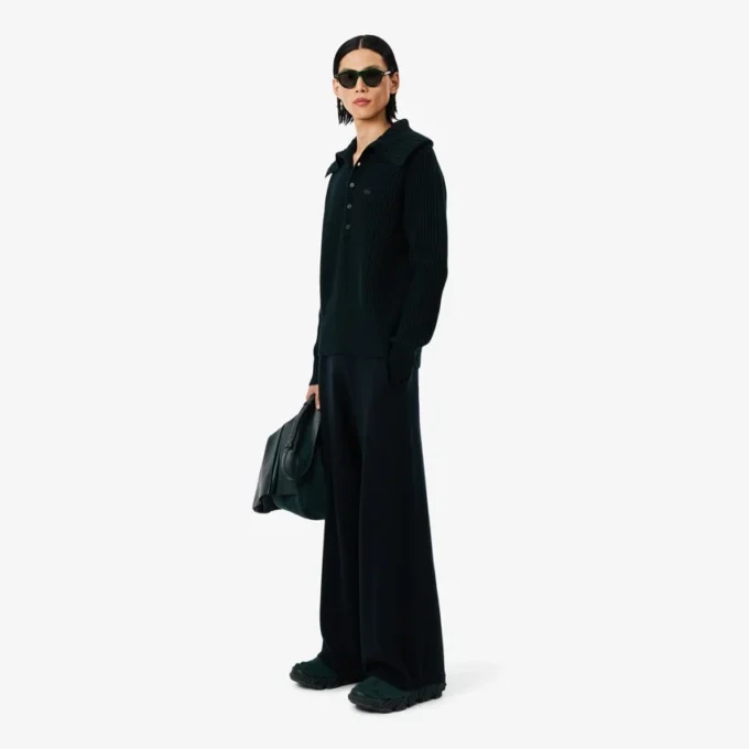 Pantaloni da jogging in lana infeltrita Runway