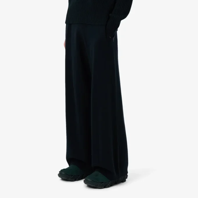 Pantaloni da jogging in lana infeltrita Runway