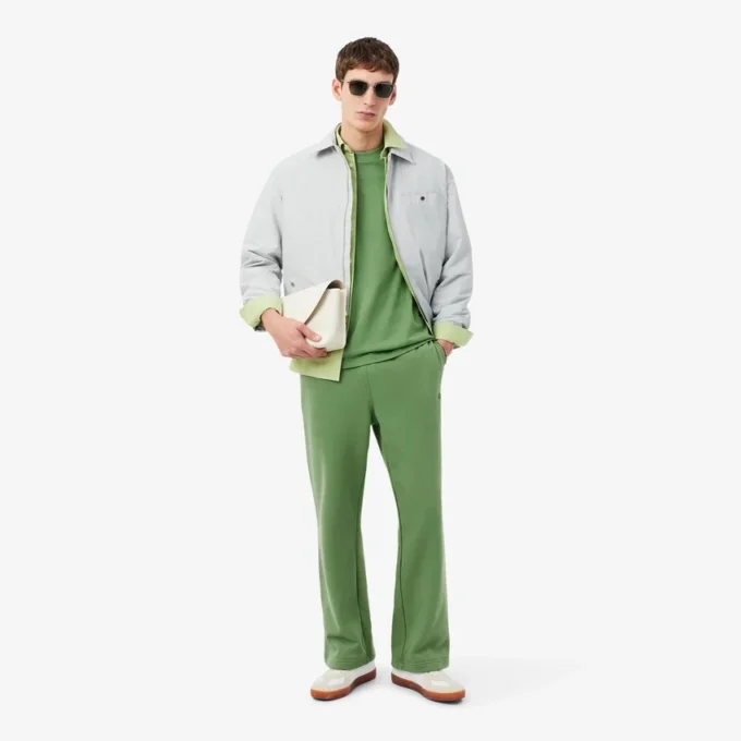 Pantaloni da jogging in pile dalla vestibilità comoda Pantaloni da jogging in pile dalla vestibilità comoda