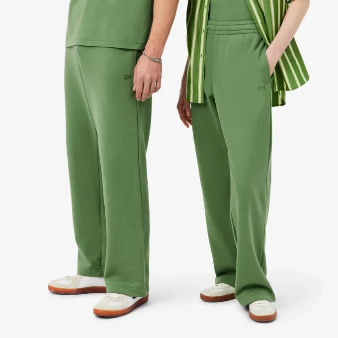 Pantaloni da jogging in pile dalla vestibilità comoda Pantaloni da jogging in pile dalla vestibilità comoda