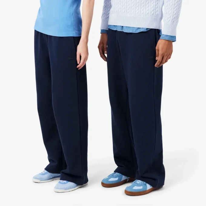 Pantaloni da jogging in pile dalla vestibilità comoda Pantaloni da jogging in pile dalla vestibilità comoda