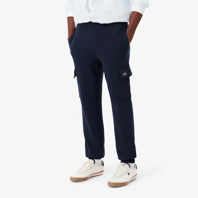 Pantaloni da tuta cargo in pile da uomo Pantaloni da tuta cargo in pile da uomo