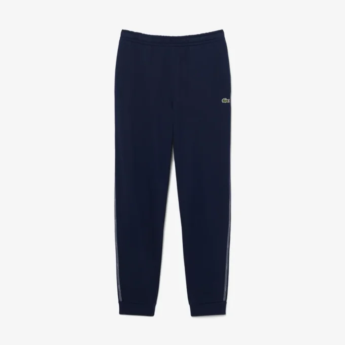 Pantaloni da tuta con striscia e logo Pantaloni da tuta con striscia e logo