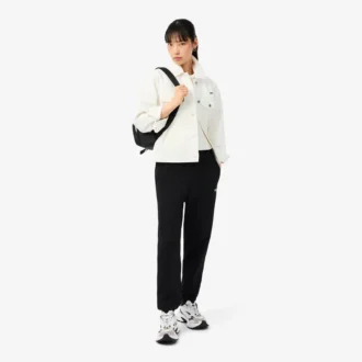 Pantaloni da tuta da donna con logo e vestibilità dritta Pantaloni da tuta da donna con logo e vestibilità dritta