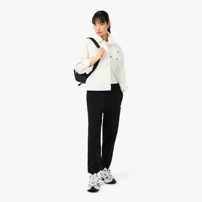 Pantaloni da tuta da donna con logo e vestibilità dritta