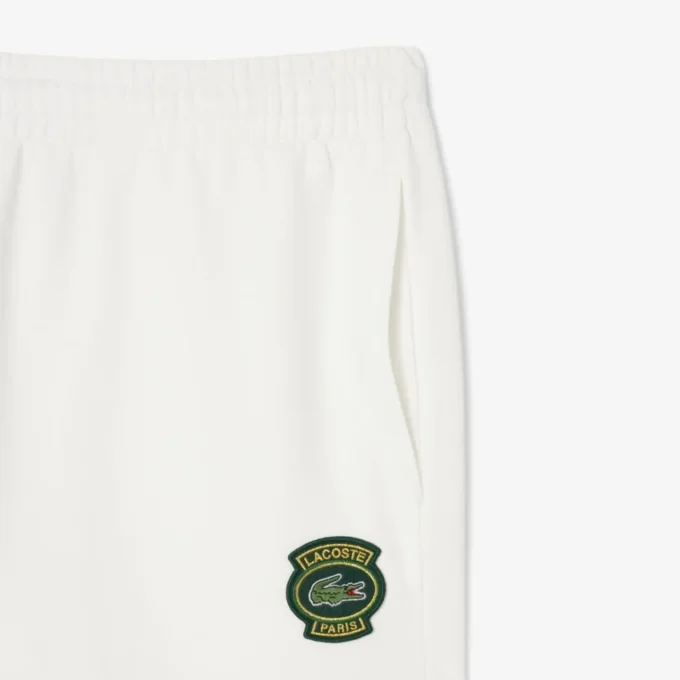 Pantaloni da tuta da uomo in pile con badge Pantaloni da tuta da uomo in pile con badge
