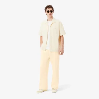 Pantaloni da tuta in pile da uomo dal taglio ampio
