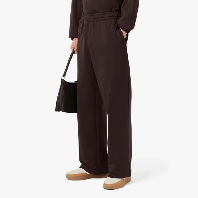 Pantaloni da tuta in pile da uomo dal taglio ampio Pantaloni da tuta in pile da uomo dal taglio ampio