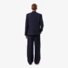 Pantaloni da uomo in lana feltrata con vestibilità dritta Pantaloni da uomo in lana feltrata con vestibilità dritta