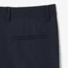 Pantaloni da uomo in lana feltrata con vestibilità dritta Pantaloni da uomo in lana feltrata con vestibilità dritta