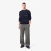 Pantaloni da uomo in lana merino dalla vestibilità ampia Pantaloni da uomo in lana merino dalla vestibilità ampia
