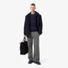 Pantaloni da uomo in lana merino dalla vestibilità ampia Pantaloni da uomo in lana merino dalla vestibilità ampia