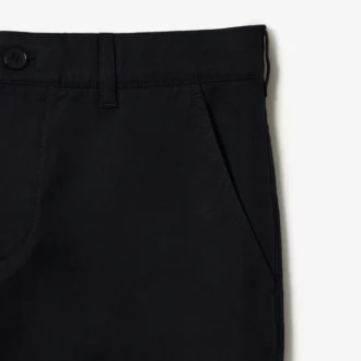 Pantaloni da uomo in twill di cotone a vestibilità dritta