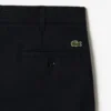 Pantaloni da uomo in twill di cotone a vestibilità dritta Pantaloni da uomo in twill di cotone a vestibilità dritta