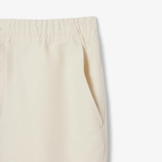 Pantaloni da uomo in twill di lino a vestibilità regolare Pantaloni da uomo in twill di lino a vestibilità regolare