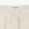 Pantaloni da uomo in twill di lino a vestibilità regolare Pantaloni da uomo in twill di lino a vestibilità regolare