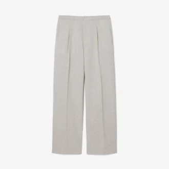 Pantaloni dalla vestibilità comoda in tessuto fiammato